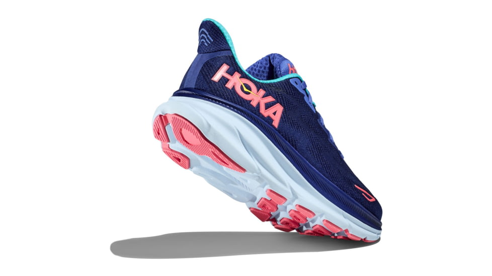 Hoka Clifton 9 Road Running Shoes - Womens, Bellwether Blue/Ceramic, 9B, 1127896-BBCRM-09B