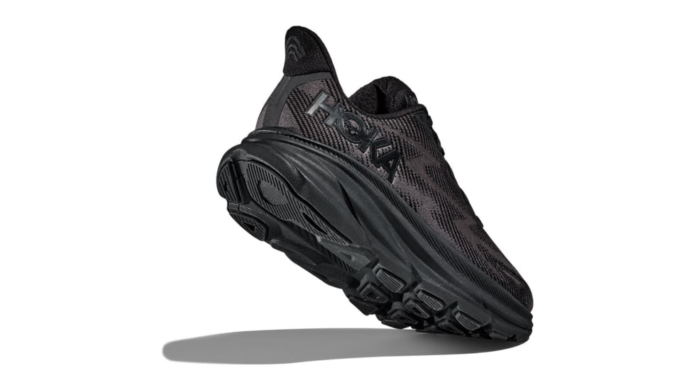 Hoka Clifton 9 Road Running Shoes - Womens, Black/Black, 11B, 1127896-BBLC-11B