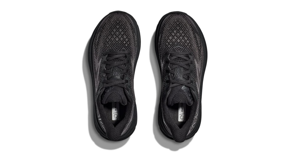 Hoka Clifton 9 Road Running Shoes - Womens, Black/Black, 11B, 1127896-BBLC-11B