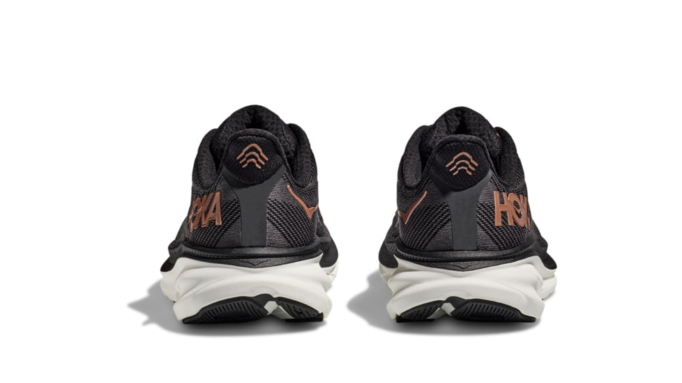 Hoka Clifton 9 Road Running Shoes - Womens, Black/Copper, 9B, 1127896-BCPPR-09B