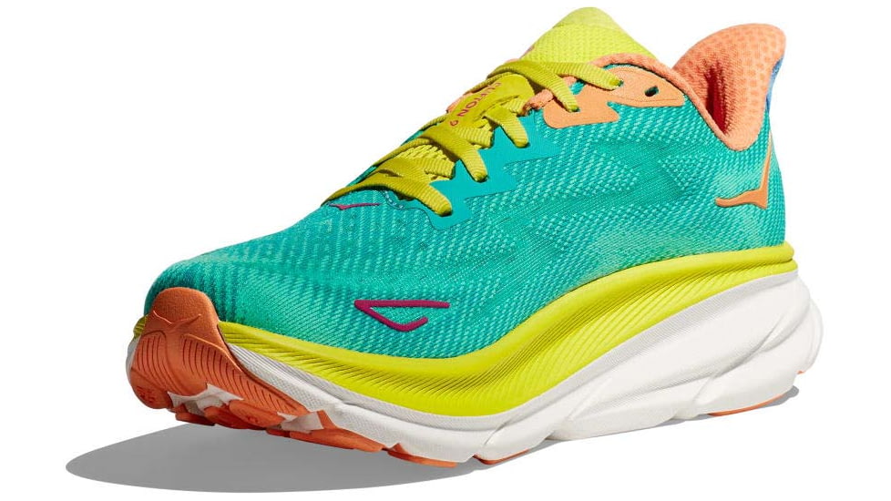 Hoka Clifton 9 Road Running Shoes - Womens, Ceramic/Evening Primrose, 11B, 1127896-CEPR-11B