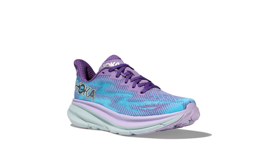 Hoka Clifton 9 Road Running Shoes - Womens, Chalk Violet/Pastel Lilac, 12B, 1127896-CVPL-12B