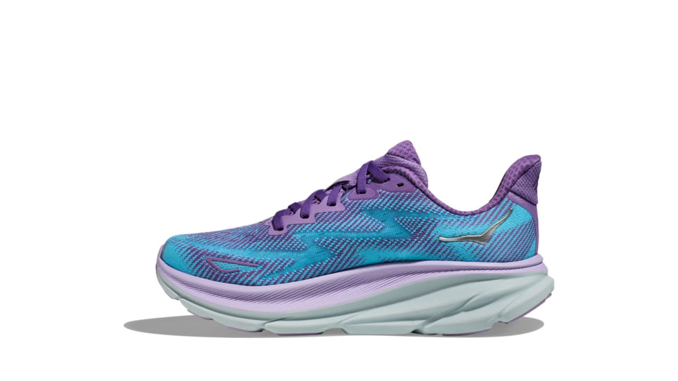 Hoka Clifton 9 Road Running Shoes - Womens, Chalk Violet/Pastel Lilac, 12B, 1127896-CVPL-12B
