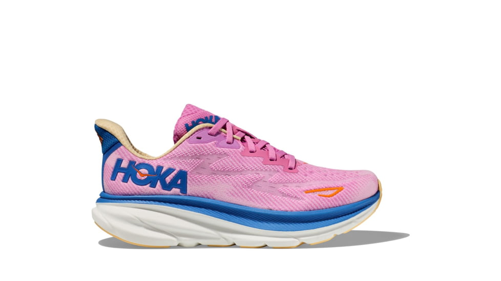 Hoka Clifton 9 Road Running Shoes - Womens, Cyclamen/Sweet Lilac, 11B, 1127896-CSLC-11B