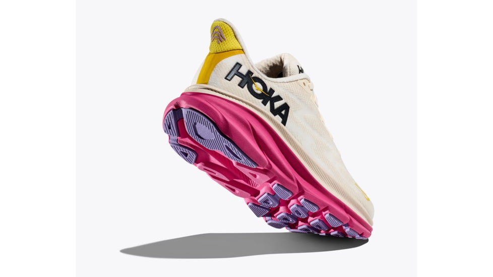 Hoka Clifton 9 Road Running Shoes - Womens, Eggnog/Blanc De Blanc, 9B, 1127896-EBDB-09B