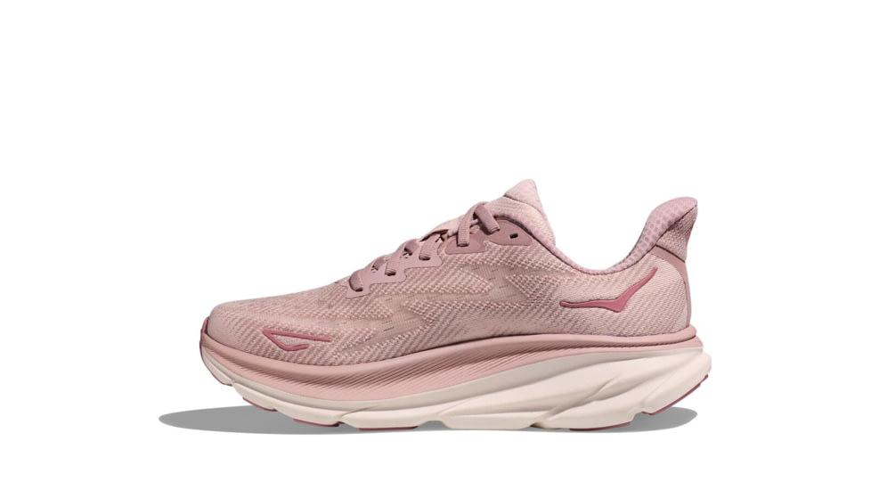 Hoka Clifton 9 Road Running Shoes - Womens, Pale Mauve/Peach Whip, 12B, 1127896-PMPW-12B