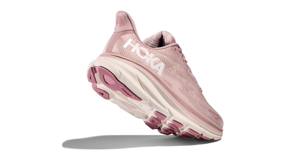 Hoka Clifton 9 Road Running Shoes - Womens, Pale Mauve/Peach Whip, 12B, 1127896-PMPW-12B