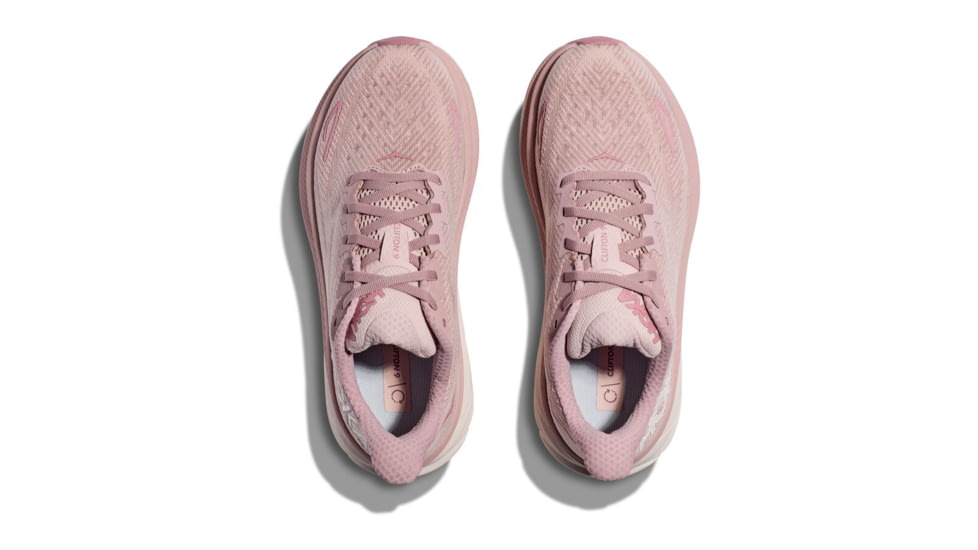 Hoka Clifton 9 Road Running Shoes - Womens, Pale Mauve/Peach Whip, 12B, 1127896-PMPW-12B