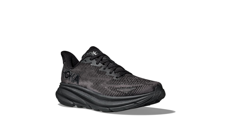 Hoka Clifton 9 Running Shoes - Mens, Black/Black, 14D, 1127895-BBLC-14D