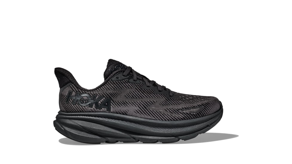 Hoka Clifton 9 Running Shoes - Mens, Black/Black, 14D, 1127895-BBLC-14D