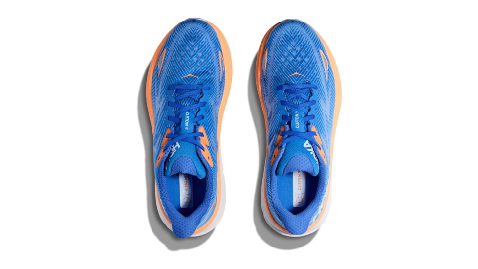 Hoka Clifton 9 Running Shoes - Mens, Coastal Sky/All Aboard, 13D, 1127895-CSAA-13D