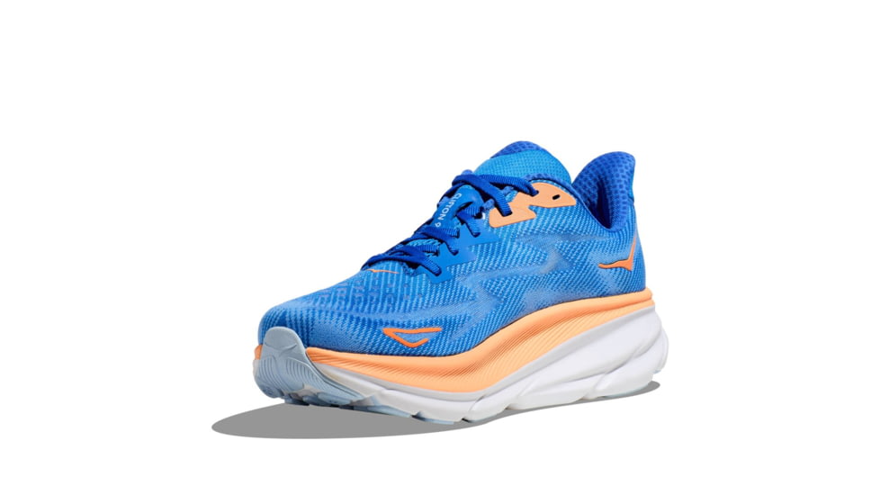 Hoka Clifton 9 Running Shoes - Mens, Coastal Sky/All Aboard, 13D, 1127895-CSAA-13D