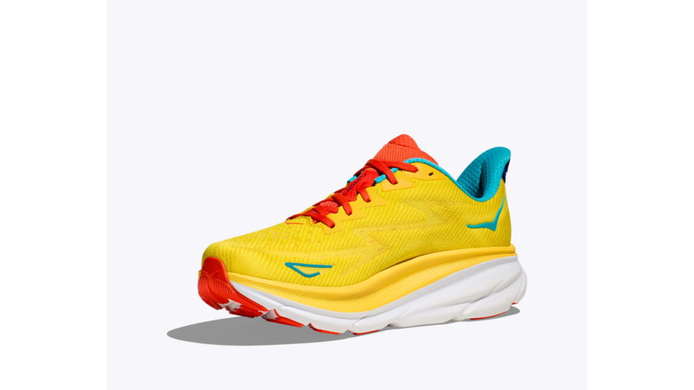 Hoka Clifton 9 Running Shoes - Mens, Passion Fruit/Maize, 13D, 1127895-PFMZ-13D