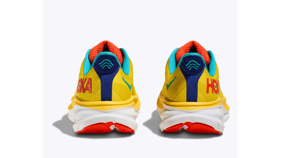 Hoka Clifton 9 Running Shoes - Mens, Passion Fruit/Maize, 13D, 1127895-PFMZ-13D