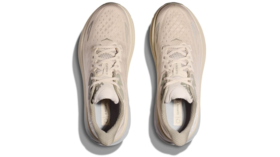 Hoka Clifton 9 Shoes - Mens, Oat Milk/Barley, 10 D, 1127895-OKB-10D