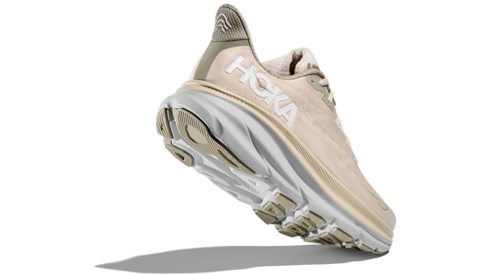 Hoka Clifton 9 Shoes - Mens, Oat Milk/Barley, 10 D, 1127895-OKB-10D