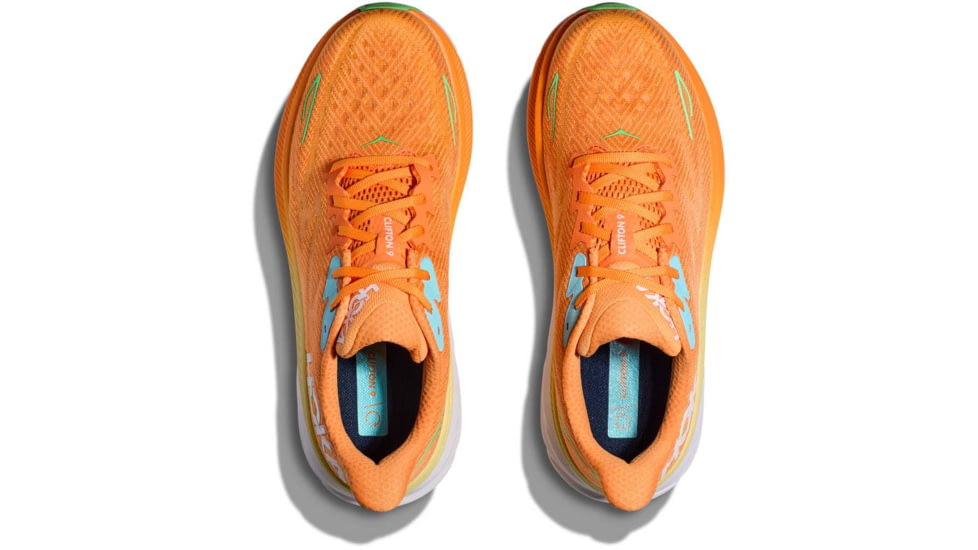 Hoka Clifton 9 Shoes - Mens, Solar Flare/Sherbet, 11.5, 1127895-SRSH-11.5D