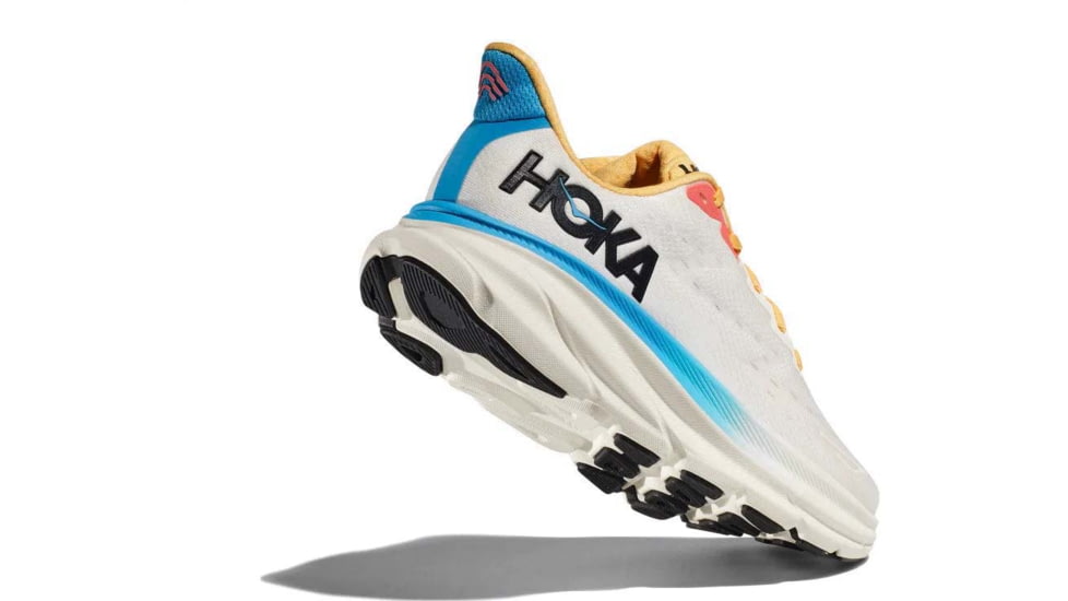 Hoka Clifton 9 Shoes - Womens, Blanc De Blanc/Swim Day, 6, 1127896-BSW-06B