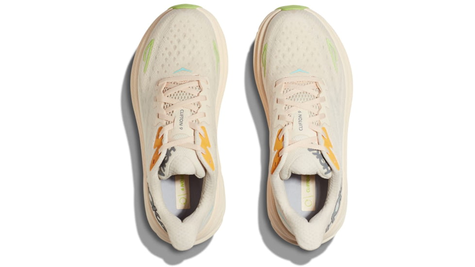 Hoka Clifton 9 Shoes - Womens, Vanilla/Astral, 07.5B, 1127896-VLS-07.5B