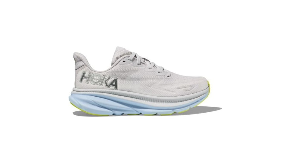 Hoka Clifton 9 Wide Road Running Shoes - Womens, Nimbus Cloud/Ice Water, 10D, 1132211-NCIW-10D