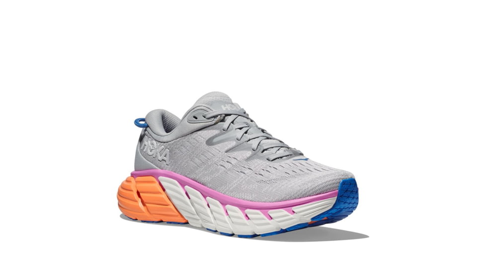 Hoka Gaviota 4 Road Running - Womens, Harbor Mist/Nimbus Cloud, 8.5B, 1123199-HMNC-08.5B
