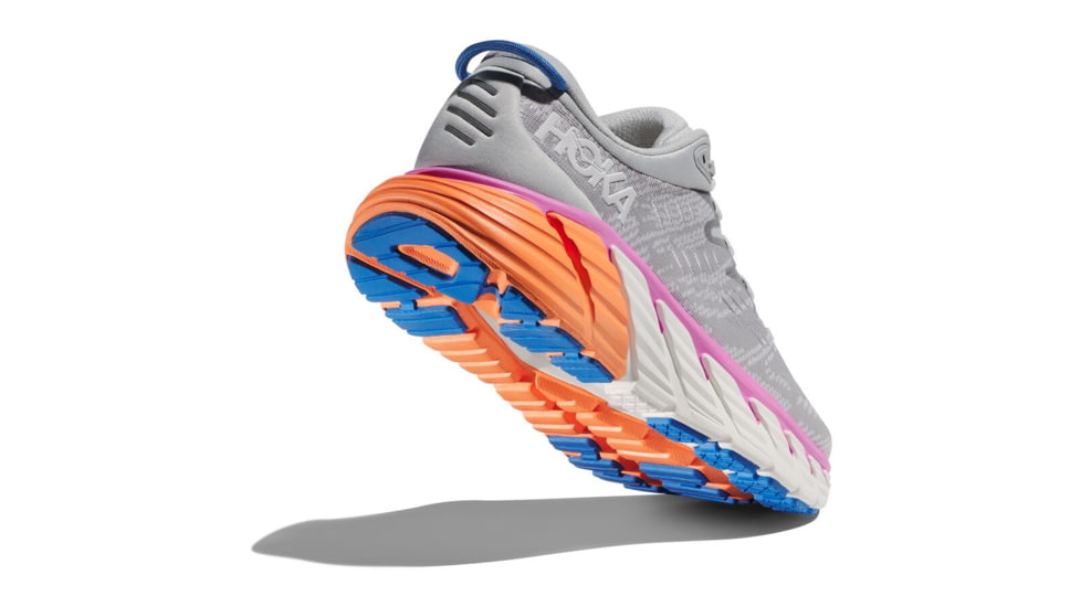 Hoka Gaviota 4 Road Running - Womens, Harbor Mist/Nimbus Cloud, 8.5B, 1123199-HMNC-08.5B