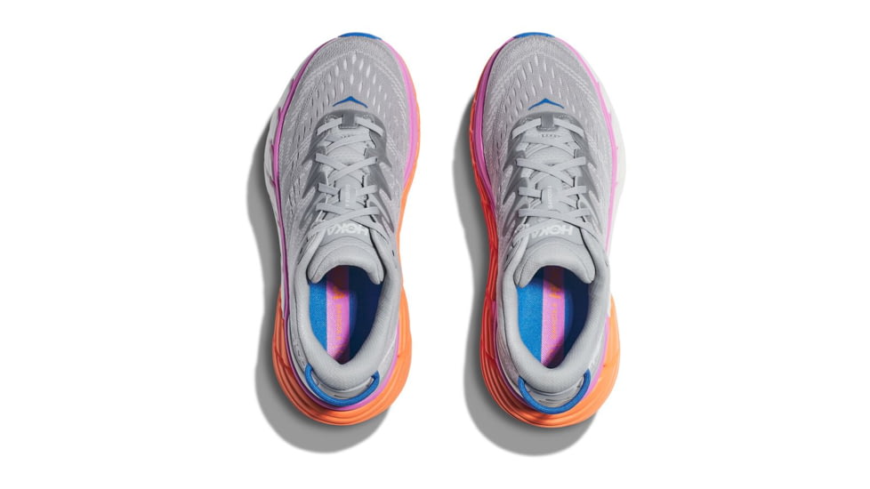 Hoka Gaviota 4 Road Running - Womens, Harbor Mist/Nimbus Cloud, 8.5B, 1123199-HMNC-08.5B