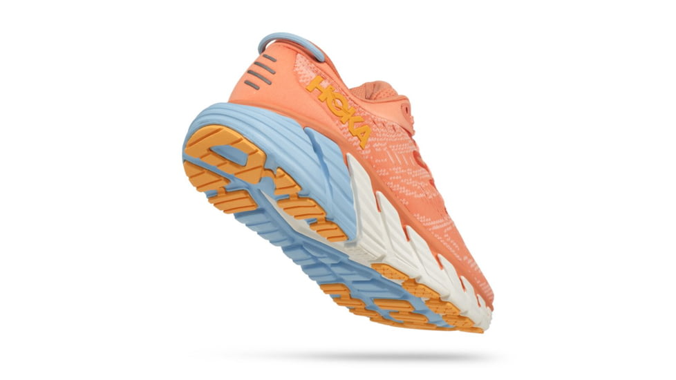 Hoka Gaviota 4 Road Running - Womens, Shell Coral / Peach Parfait, 08.5B, 1123199-SCPP-08.5B