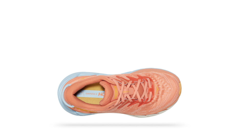 Hoka Gaviota 4 Road Running - Womens, Shell Coral / Peach Parfait, 08.5B, 1123199-SCPP-08.5B