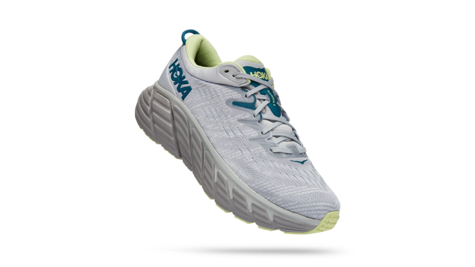 Hoka Gaviota 4 Wide Running Shoes - Mens, Harbor Mist / Butterfly, 12.5EE, 1123200-HMBT-12.5EE