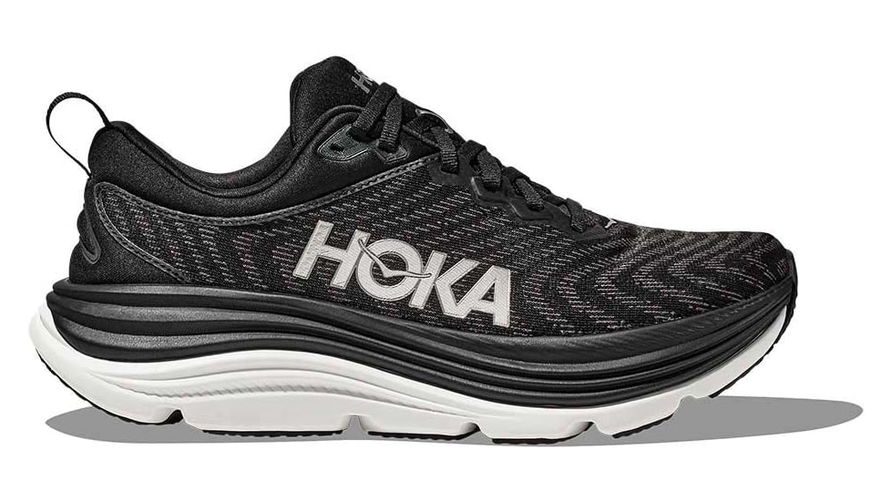 Hoka Gaviota 5 Running Shoes - Mens, Black/White, 11.5D, 1127929-BWHT-11.5D