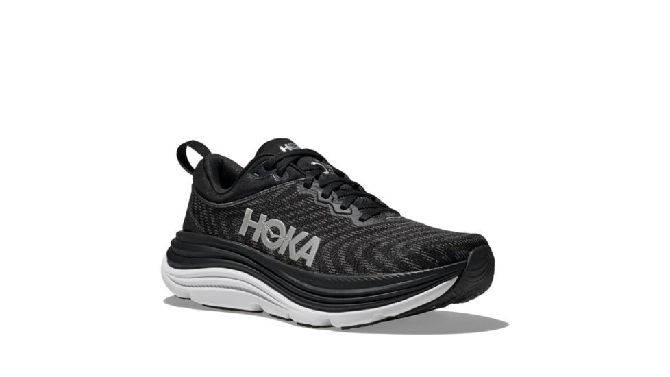 Hoka Gaviota 5 Running Shoes - Mens, Black/White, 11.5D, 1127929-BWHT-11.5D