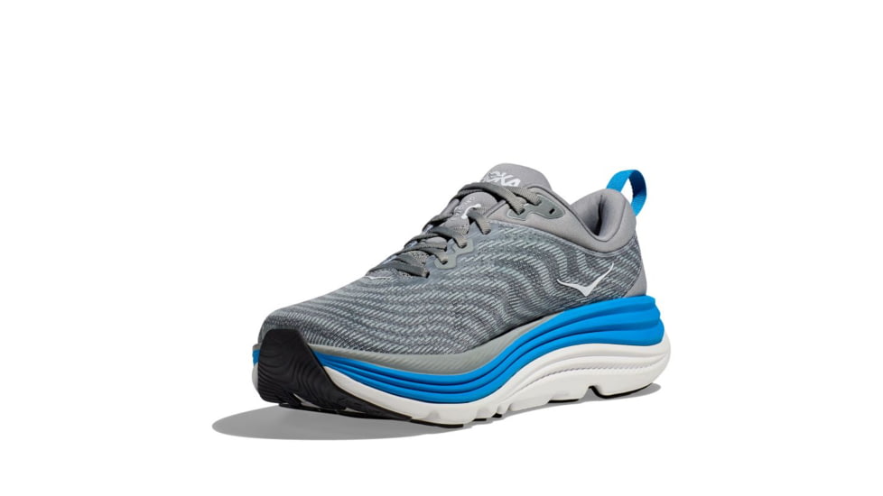 Hoka Gaviota 5 Running Shoes - Mens, Limestone/Diva Blue, 10.5D, 1127929-LDVB-10.5D