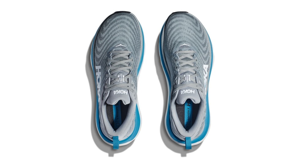 Hoka Gaviota 5 Running Shoes - Mens, Limestone/Diva Blue, 10.5D, 1127929-LDVB-10.5D