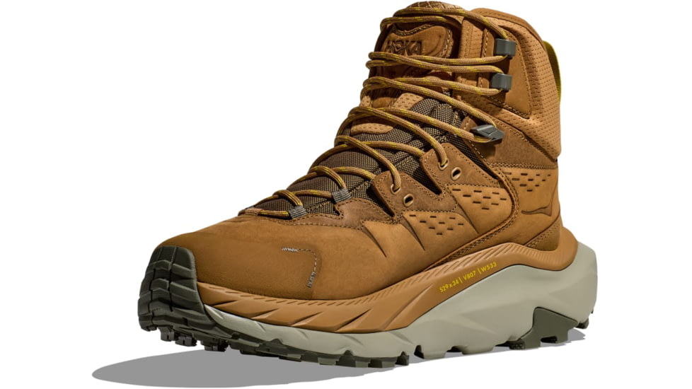 Hoka Kaha 2 GTX Hiking Shoes- Mens, Honey/Barley, 13 D, 1123155-HLY-13D