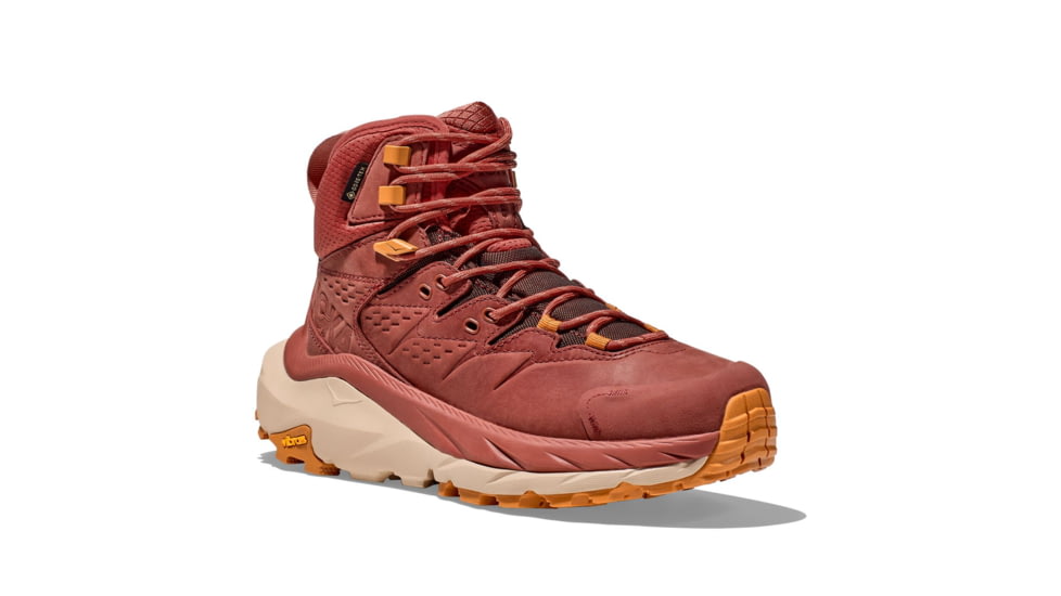 Hoka Kaha 2 GTX Shoes - Womens, Hot Sauce/Shifting Sand, 10.5B, 1123156-HSSS-10.5B