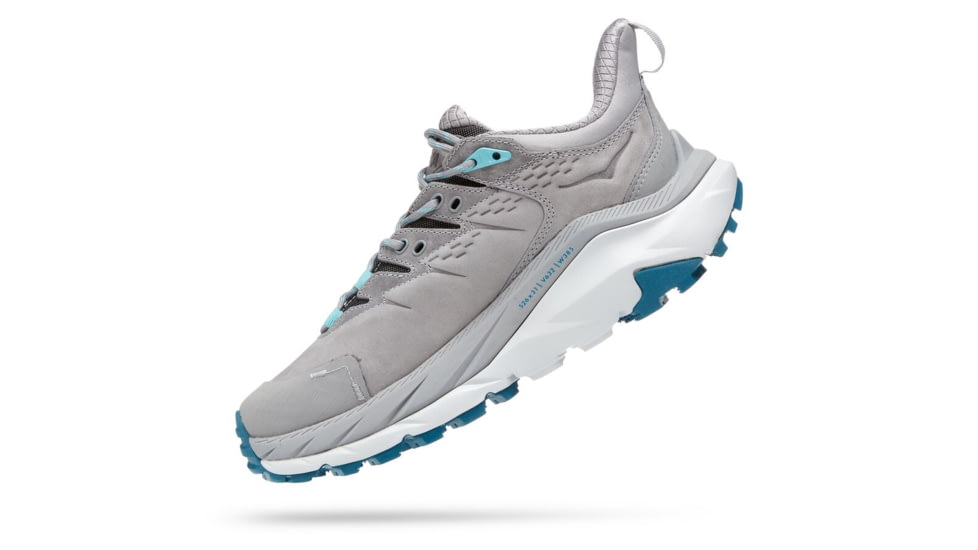 Hoka Kaha 2 Low GTX Shoes - Womens, Sharkskin/Blue Coral, 9, 1123191-SBCRL-09B