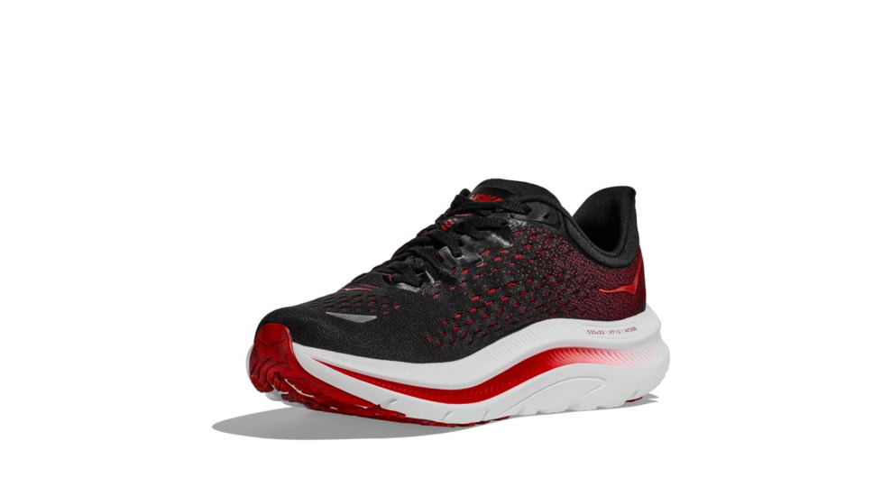 Hoka Kawana Road Running Shoes - Mens, Black/Cabernet, 10.5D, 1123163-BCBRN-10.5D