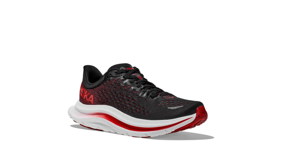 Hoka Kawana Road Running Shoes - Mens, Black/Cabernet, 10.5D, 1123163-BCBRN-10.5D