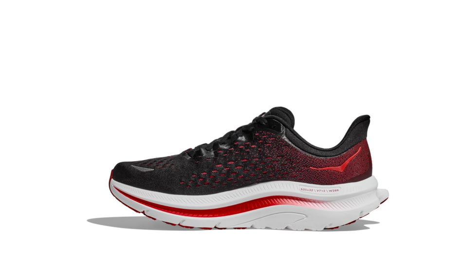 Hoka Kawana Road Running Shoes - Mens, Black/Cabernet, 10.5D, 1123163-BCBRN-10.5D