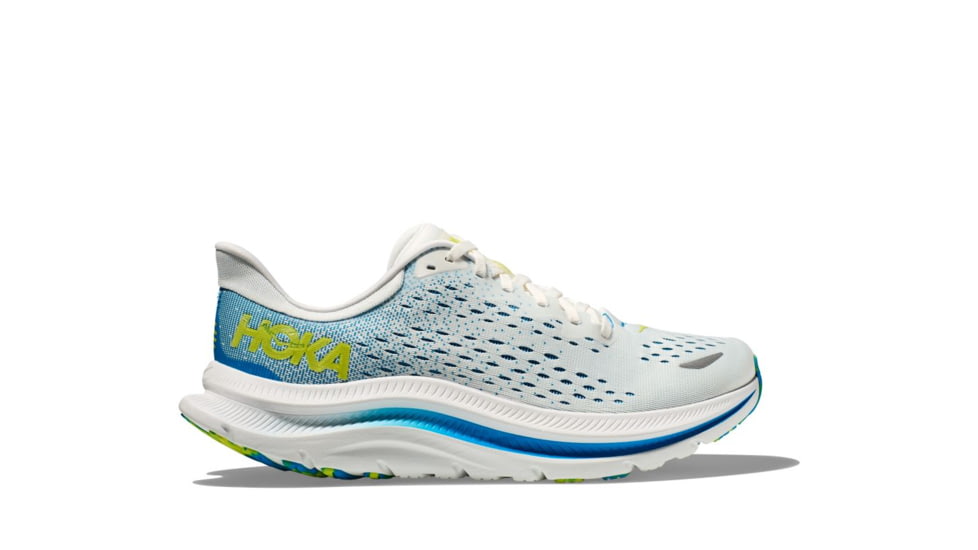 Hoka Kawana Road Running Shoes - Mens, Blanc De Blanc/Diva Blue, 13D, 1123163-BDBDB-13D