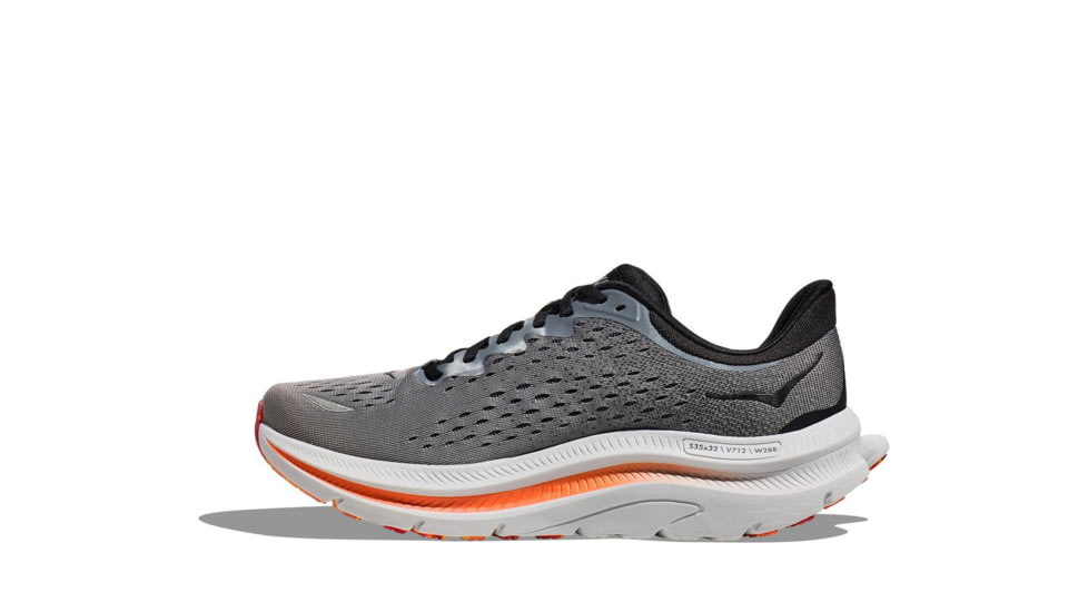 Hoka Kawana Running Shoes - Mens, Black/Lunar Rock, 8D, 1123163-BLRK-08D
