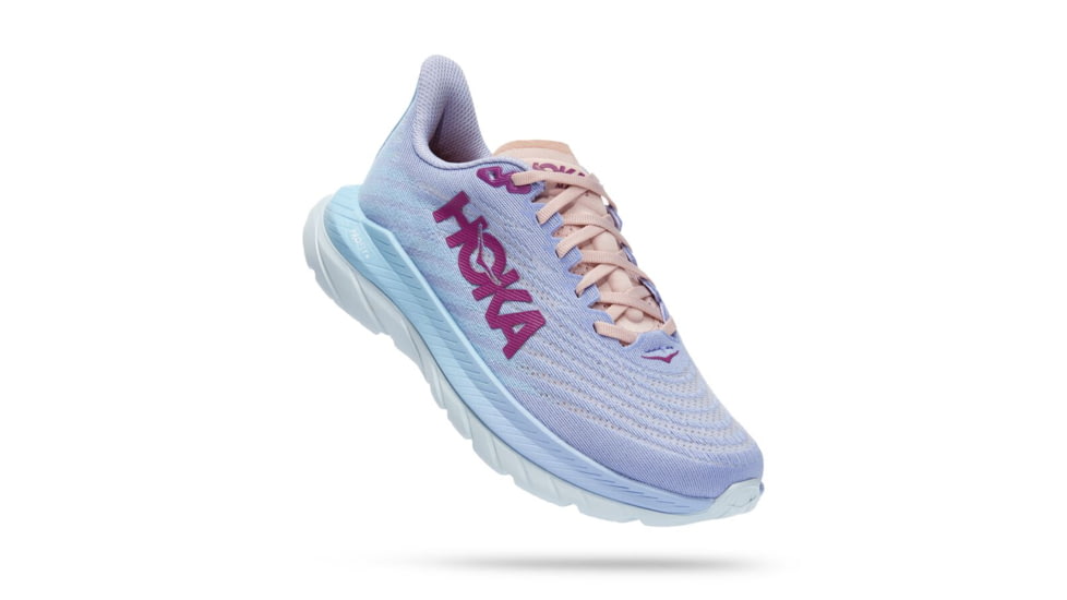 Hoka Mach 5 Road Running - Womens, Baby Lavender / Summer Song, 05.5B, 1127894-BLSSN-05.5B