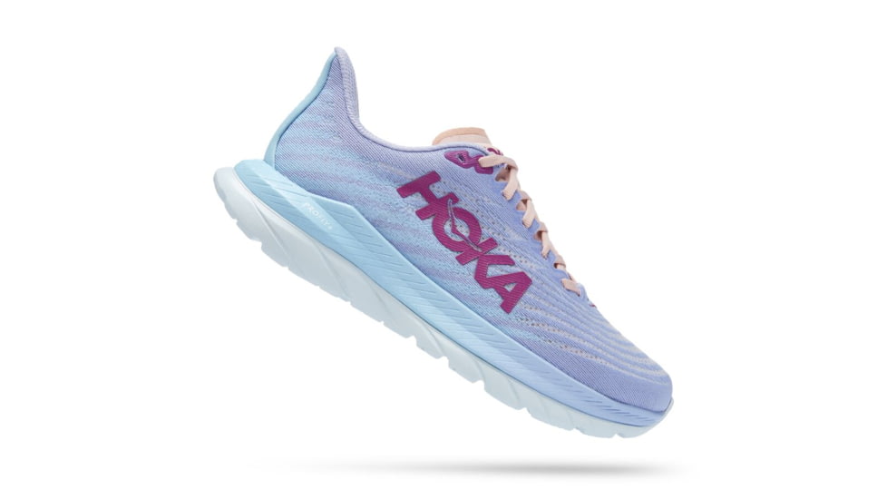 Hoka Mach 5 Road Running - Womens, Baby Lavender / Summer Song, 05.5B, 1127894-BLSSN-05.5B