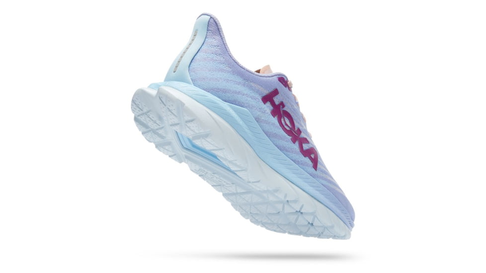 Hoka Mach 5 Road Running - Womens, Baby Lavender / Summer Song, 05.5B, 1127894-BLSSN-05.5B