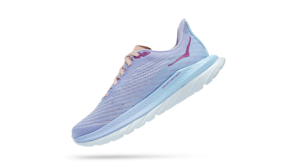 Hoka Mach 5 Road Running - Womens, Baby Lavender / Summer Song, 05.5B, 1127894-BLSSN-05.5B