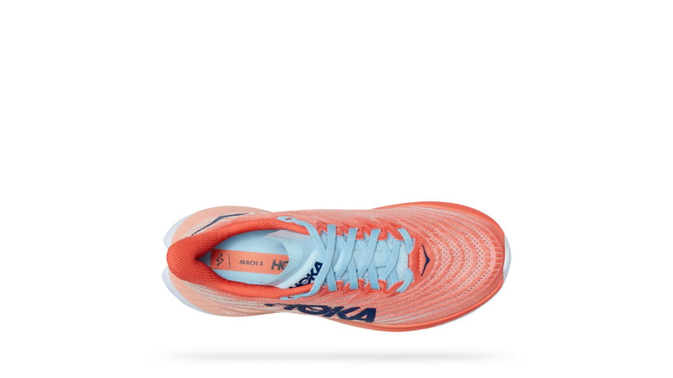 Hoka Mach 5 Road Running - Womens, Camellia / Peach Parfait, 05B, 1127894-CPPF-05B