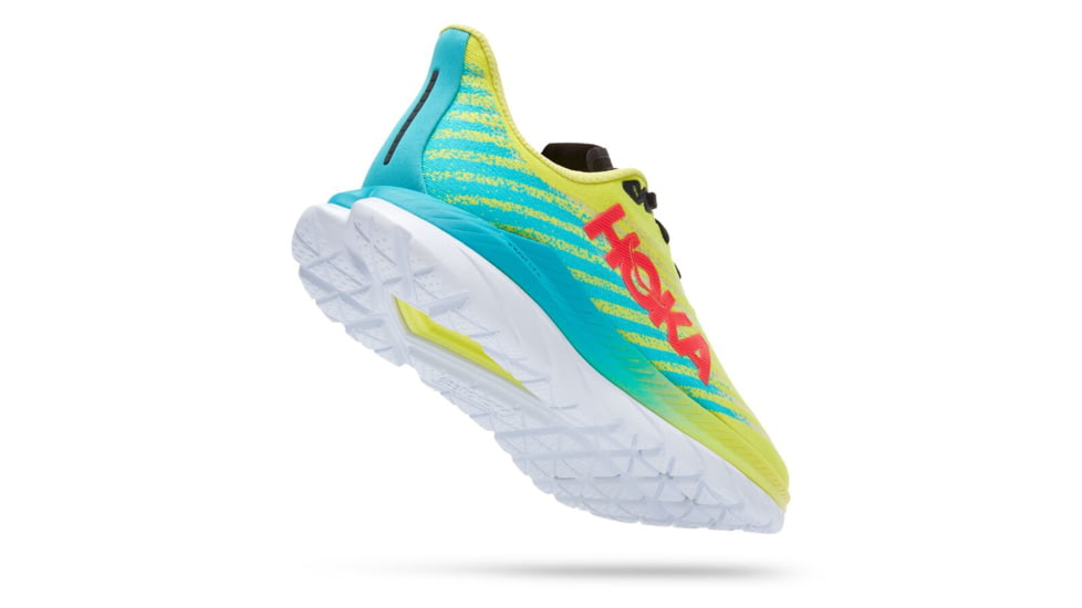 Hoka Mach 5 Road Running - Womens, Evening Primrose / Scuba Blue, 08.5B, 1127894-EPSB-08.5B