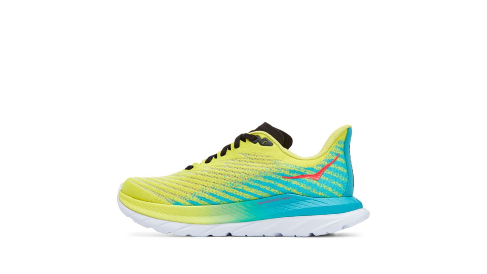 Hoka Mach 5 Road Running - Womens, Evening Primrose / Scuba Blue, 08.5B, 1127894-EPSB-08.5B