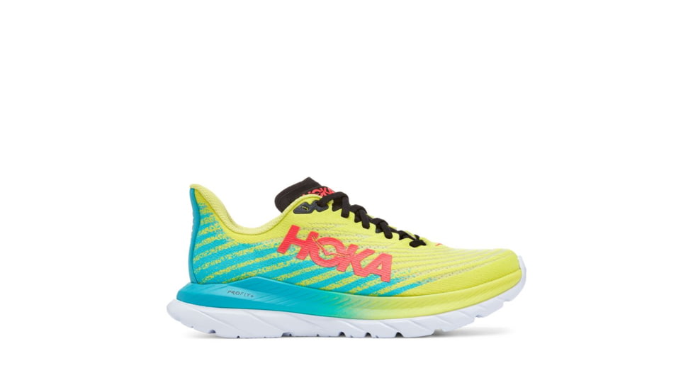 Hoka Mach 5 Road Running - Womens, Evening Primrose / Scuba Blue, 08.5B, 1127894-EPSB-08.5B